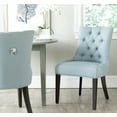 thumbnail image 1 of SAFAVIEH Harlow Glam Tufted Ring Chair with Silver Nailheads, Set of 2, Light Blue, 1 of 7
