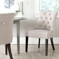thumbnail image 1 of SAFAVIEH Harlow Glam Tufted Ring Chair with Silver Nailheads, Set of 2, 1 of 6