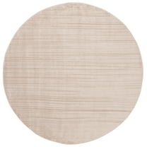 SAFAVIEH Harmony Cayley Distressed Polyester Area Rug, Beige, 6'7" x 6'7" Round