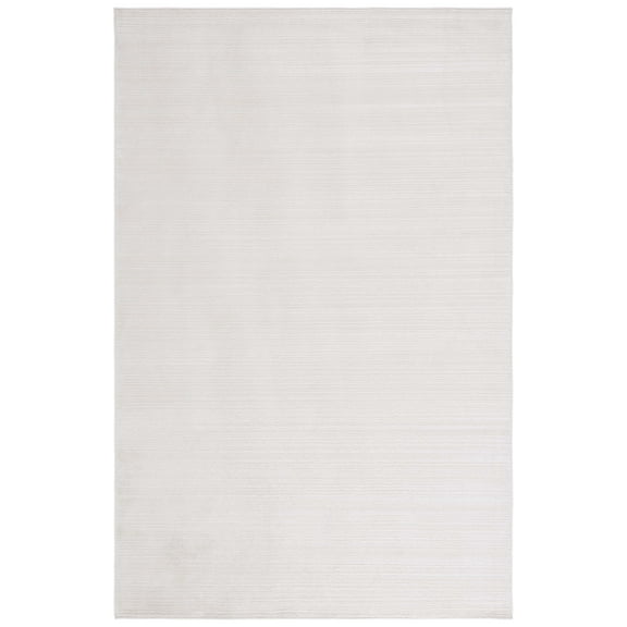 SAFAVIEH Harmony Cayley Distressed Polyester Area Rug, Ivory, 8' x 10'