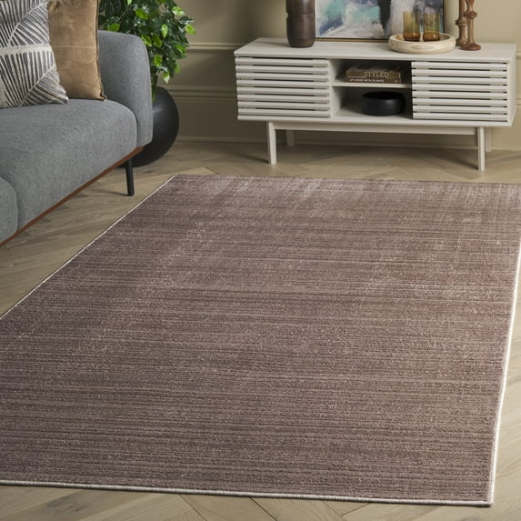 Safavieh Harmony Cayley Distressed Polyester Area Rug, Light Brown, 6'7" x 6'7" Square