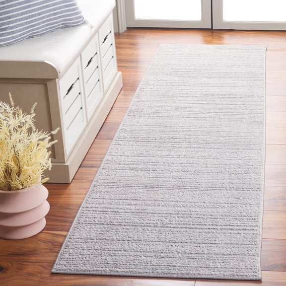 Safavieh Harmony Cayley Distressed Polyester Runner Rug, Light Gray, 2'2" x 8'