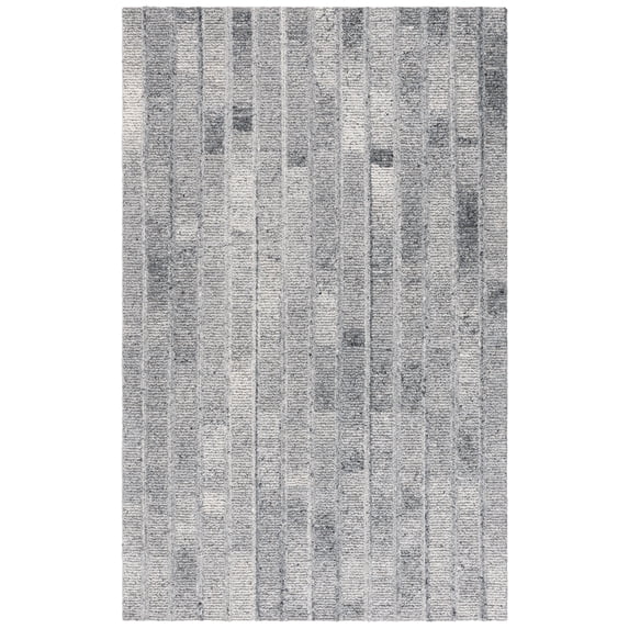 SAFAVIEH Harvest Deloris Solid Area Rug, Grey, 4' x 6'