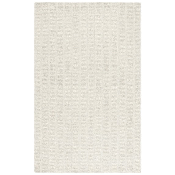SAFAVIEH Harvest Deloris Solid Area Rug, Ivory, 4' x 6'