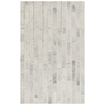 SAFAVIEH Harvest Deloris Solid Area Rug, Light Grey, 8' x 10'