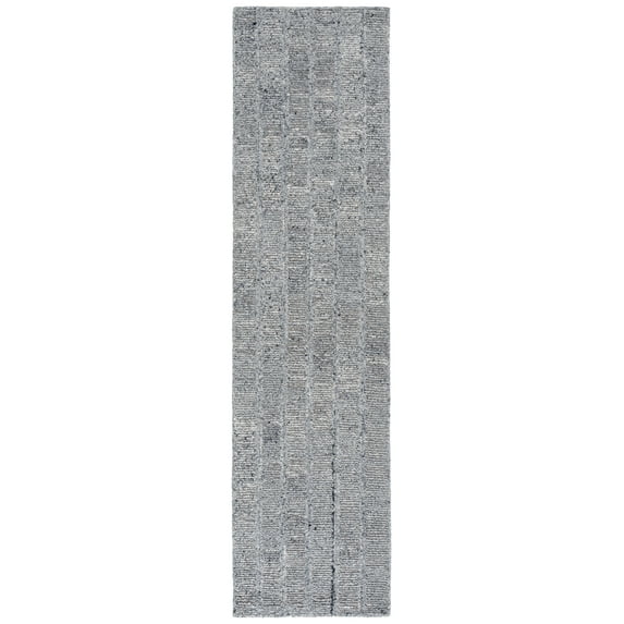 SAFAVIEH Harvest Deloris Solid Runner Rug, Grey, 2'3" x 9'