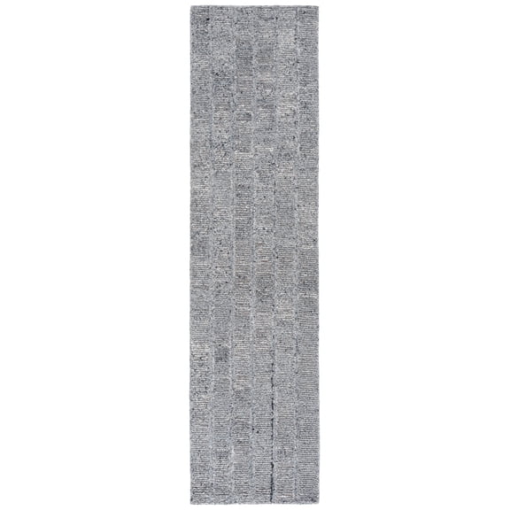 SAFAVIEH Harvest Deloris Solid Runner Rug, Grey, 2'3" x 9'
