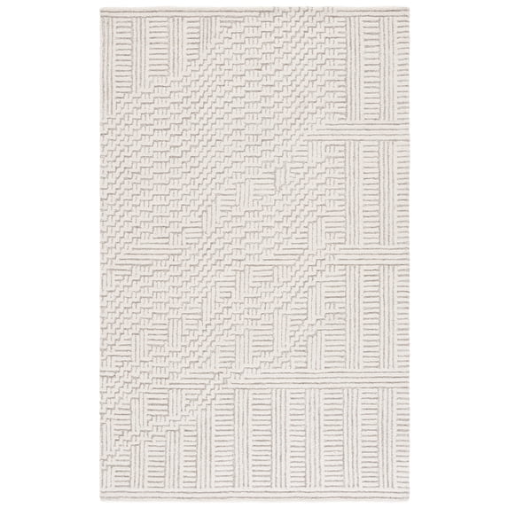 SAFAVIEH Harvest Glenna Geometric Area Rug, Natural/Ivory, 6' x 9'