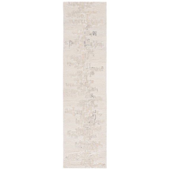 SAFAVIEH Harvest Iairos Distressed Runner Rug, Ivory/Grey, 2'3" x 9'