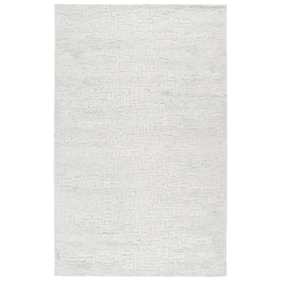 SAFAVIEH Harvest Lynwood Geometric Area Rug, Silver/Ivory, 8' x 10'