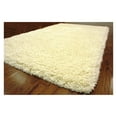 thumbnail image 1 of SAFAVIEH Harvey Solid Plush Shag Area Rug, Light Blue, 4' x 4' Round, 1 of 5
