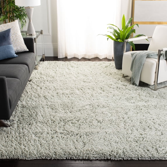 Solid Plush Rug SAFAVIEH Harvey Solid Plush Shag Area Rug, Light Blue, 5' x 8 ...
