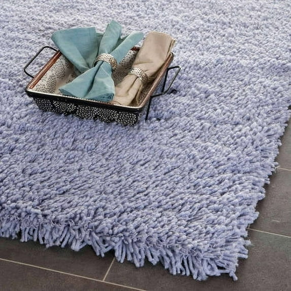 SAFAVIEH Harvey Solid Plush Shag Area Rug, Lilac, 3' x 5'