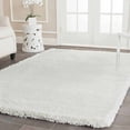 thumbnail image 1 of SAFAVIEH Harvey Solid Plush Shag Area Rug, White, 7'6" x 9'6", 1 of 7