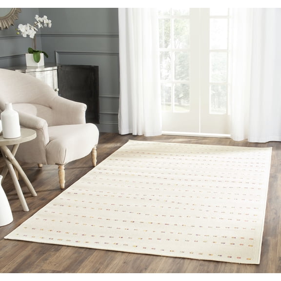 Safavieh Havana Almira Abstract Dots Indoor/Outdoor Area Rug, Natural/Multi, 4' x 5'7"