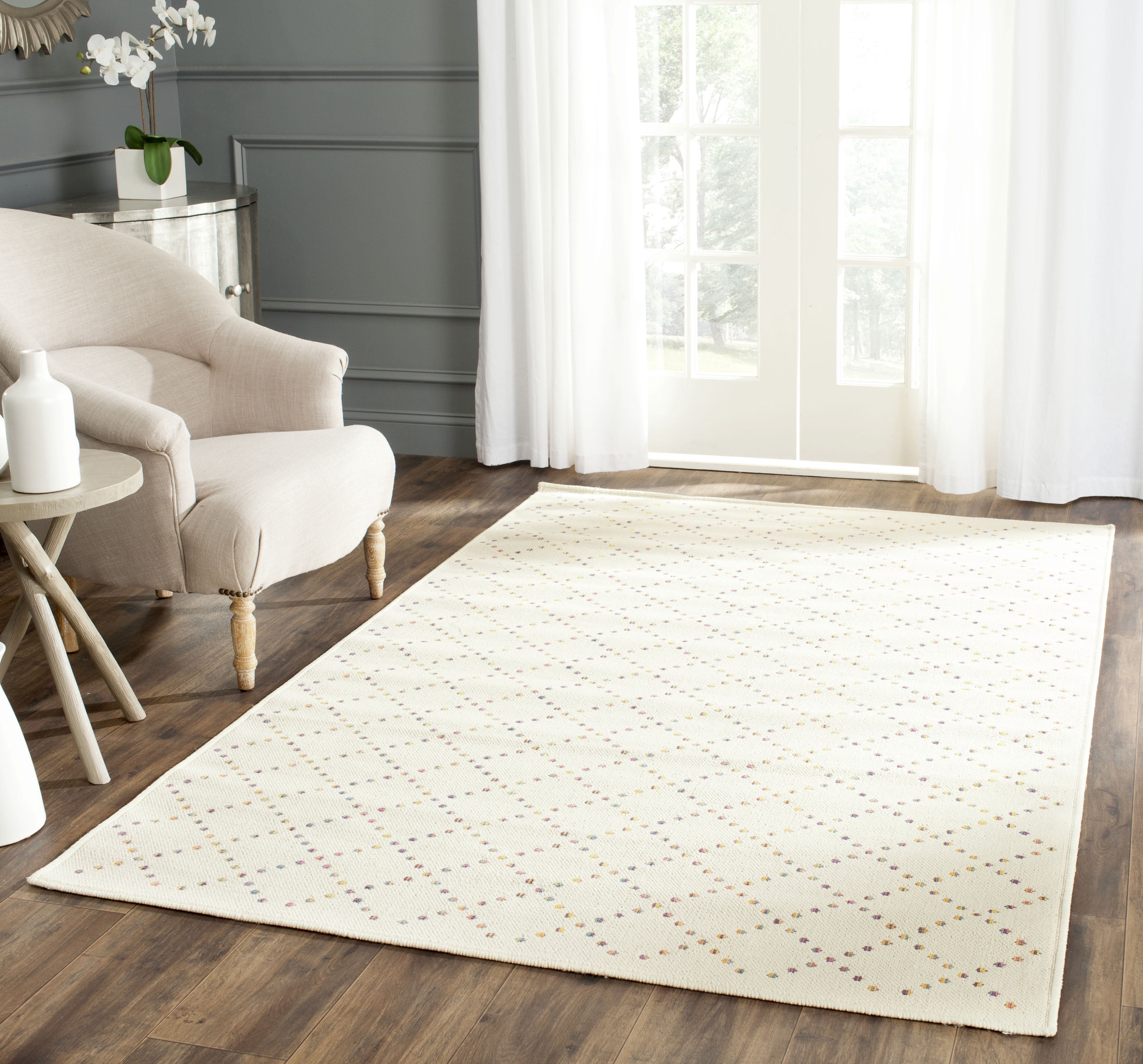 Safavieh Havana Caylee Diamond Indoor/Outdoor Area Rug, Natural/Multi, 4' x 5'7"