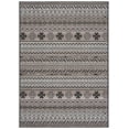 thumbnail image 1 of Safavieh Havana Finn Geometric Indoor/Outdoor Area Rug, Brown/Black, 9' x 12', 1 of 8
