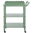 thumbnail image 1 of SAFAVIEH Haven 3-Tier Wood Kitchen Serving Cart, Sage Green, 1 of 16