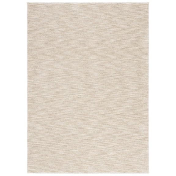 SAFAVIEH Haven Velda Distressed Polyester Area Rug, Beige, 5' x 8'