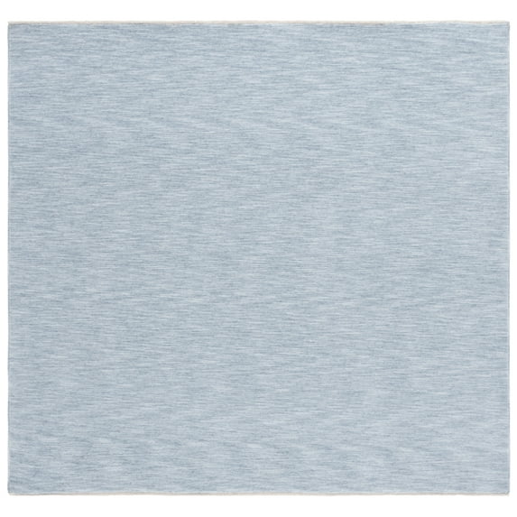 SAFAVIEH Haven Velda Distressed Polyester Area Rug, Light Blue, 6'7" x 6'7" Square