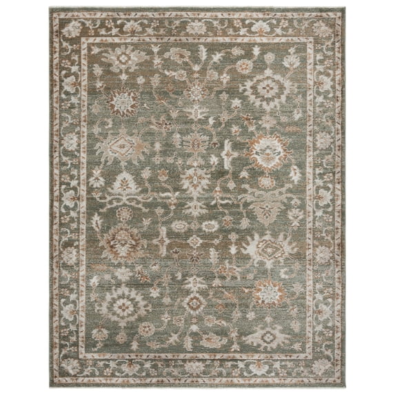 SAFAVIEH Hazel Amaia Oriental Area Rug, Green/Ivory, 8' x 10'