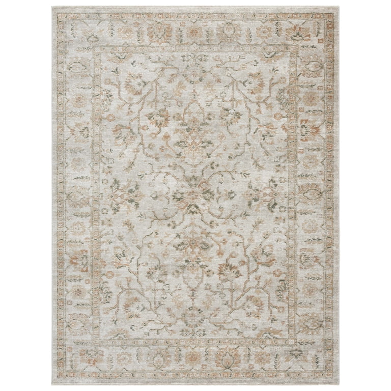 SAFAVIEH Hazel Delores Oriental Area Rug, Ivory/Beige, 4' x 6