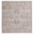 thumbnail image 1 of SAFAVIEH Hazel Emil Oriental Area Rug, Brown/Ivory, 6' x 6' Square, 1 of 11