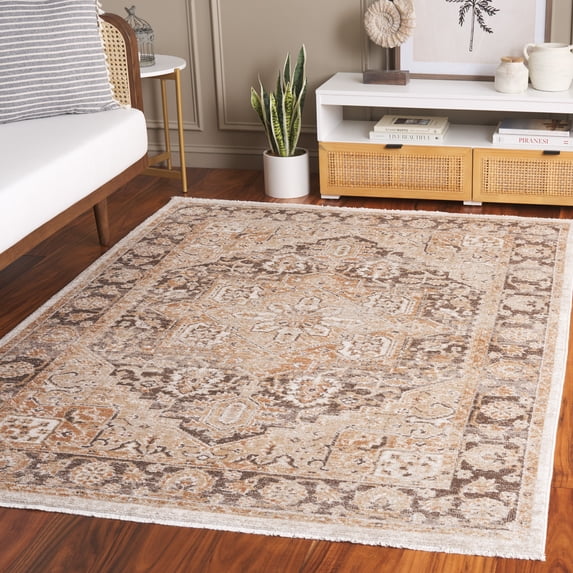 Safavieh Hazel Emil Oriental Area Rug, Gold/Brown, 4' x 6'