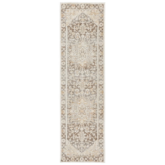 SAFAVIEH Hazel Emil Oriental Runner Rug, Gold/Brown, 2' x 8'