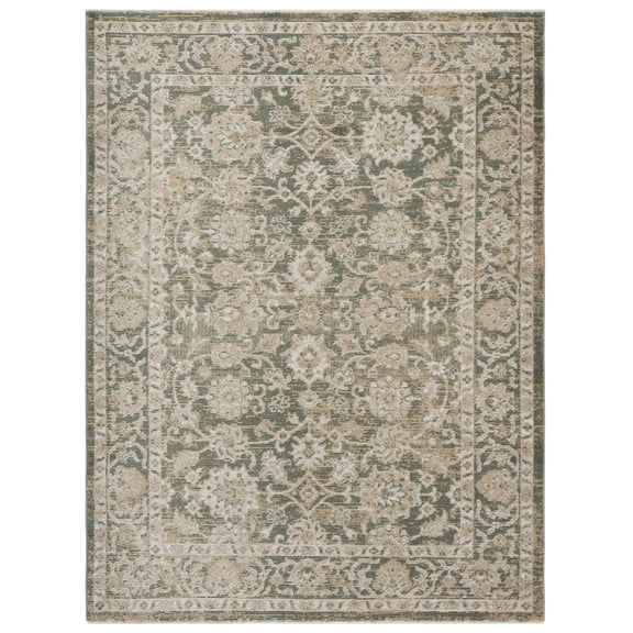 SAFAVIEH Hazel Lynette Oriental Area Rug, Green/Beige, 5'3" x 7'6"