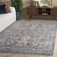 thumbnail image 1 of Safavieh Heirloom Emely Oriental Polyester Area Rug, Blue/Gray, 4' x 6', 1 of 11