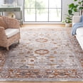 thumbnail image 1 of Safavieh Heirloom Emely Oriental Polyester Area Rug, Ivory Gray/Rust, 8' x 10', 1 of 11