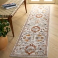 thumbnail image 1 of Safavieh Heirloom Emely Oriental Polyester Runner Rug, Ivory Gray/Rust, 2' x 8', 1 of 10