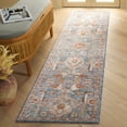 thumbnail image 1 of Safavieh Heirloom Fenton Oriental Polyester Runner Rug, Gray/Blue Rust, 2' x 8', 1 of 10