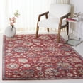 thumbnail image 1 of Safavieh Heirloom Kenelm Floral Polyester Area Rug, Rust/Ivory, 6'7" x 6'7" Square, 1 of 11