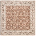 thumbnail image 1 of SAFAVIEH Heirloom Rayen Traditional Polyester Area Rug, Beige/Light Rust, 6'7" Square, 1 of 6