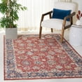 thumbnail image 1 of Safavieh Heirloom Sharla Oriental Polyester Area Rug, Rust/Navy, 5'3" x 7'6", 1 of 11