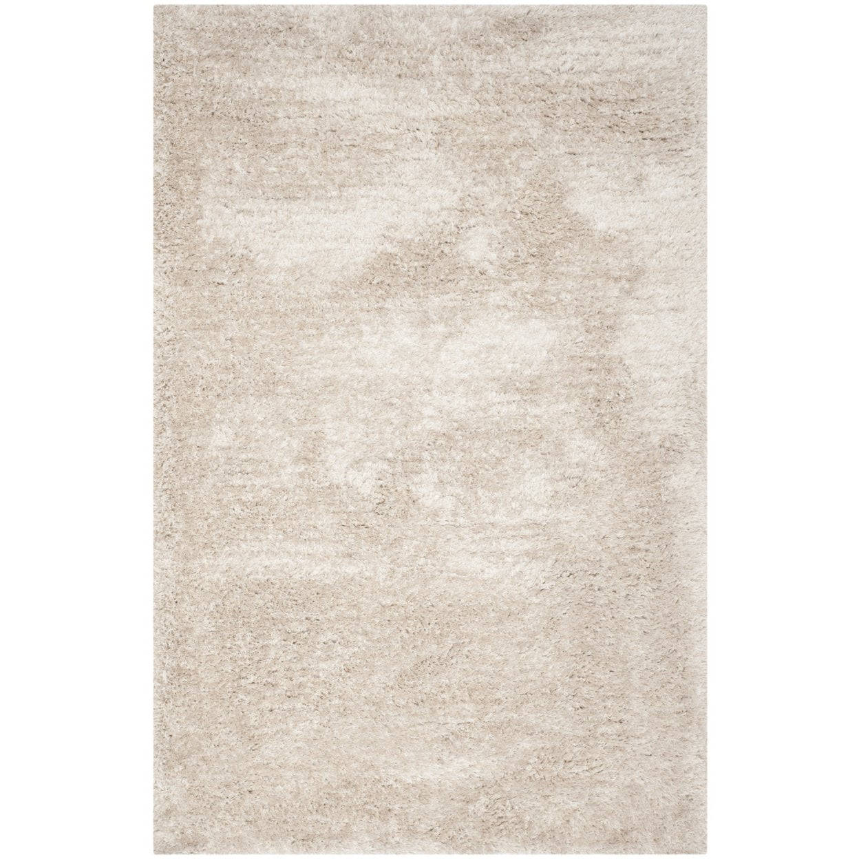 SAFAVIEH Henley Solid South Beach Polyester Shag Runner Rug, Champagne, 2'3" x 6'