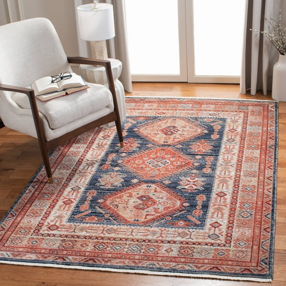 Safavieh Herat Aifric Oriental Area Rug, Rust/Black, 8' x 10'