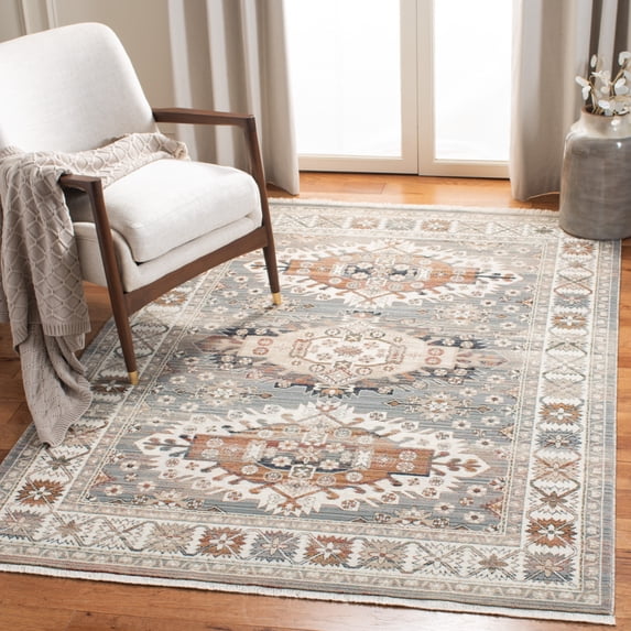 Safavieh Herat Flint Oriental Area Rug, Gray/Cream, 4' x 6'