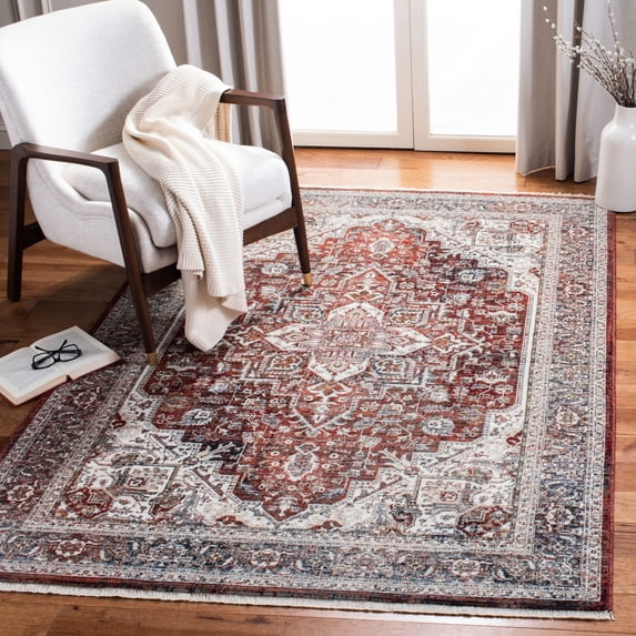 Safavieh Herat Herleva Oriental Area Rug, Red/Ivory, 5'3" x 7'7"