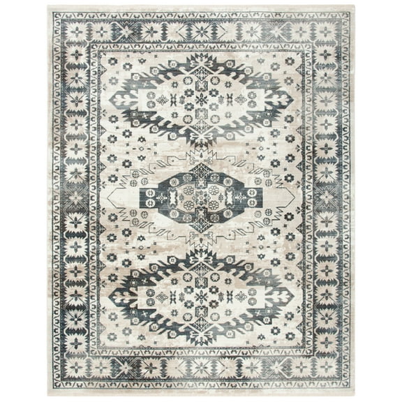 SAFAVIEH Herat Maralyn Oriental Area Rug, Ivory/Grey, 8' x 10'