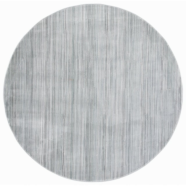 SAFAVIEH Herat Thom Oriental Area Rug, Ivory/Dark Grey, 6'7" x 6'7" Round