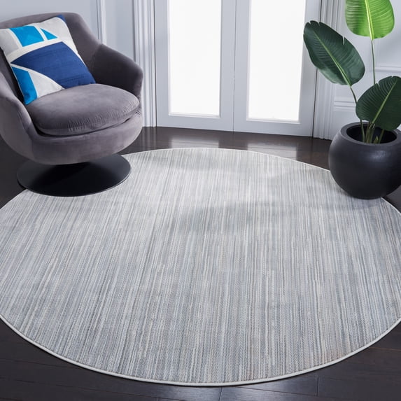 Safavieh Herat Thom Oriental Area Rug, Ivory/Gray, 6'7" x 6'7" Round