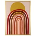 thumbnail image 1 of SAFAVIEH Here Comes The Sun 18 in. x 24 in. Framed Wall Art, Pink/Gold, 1 of 1