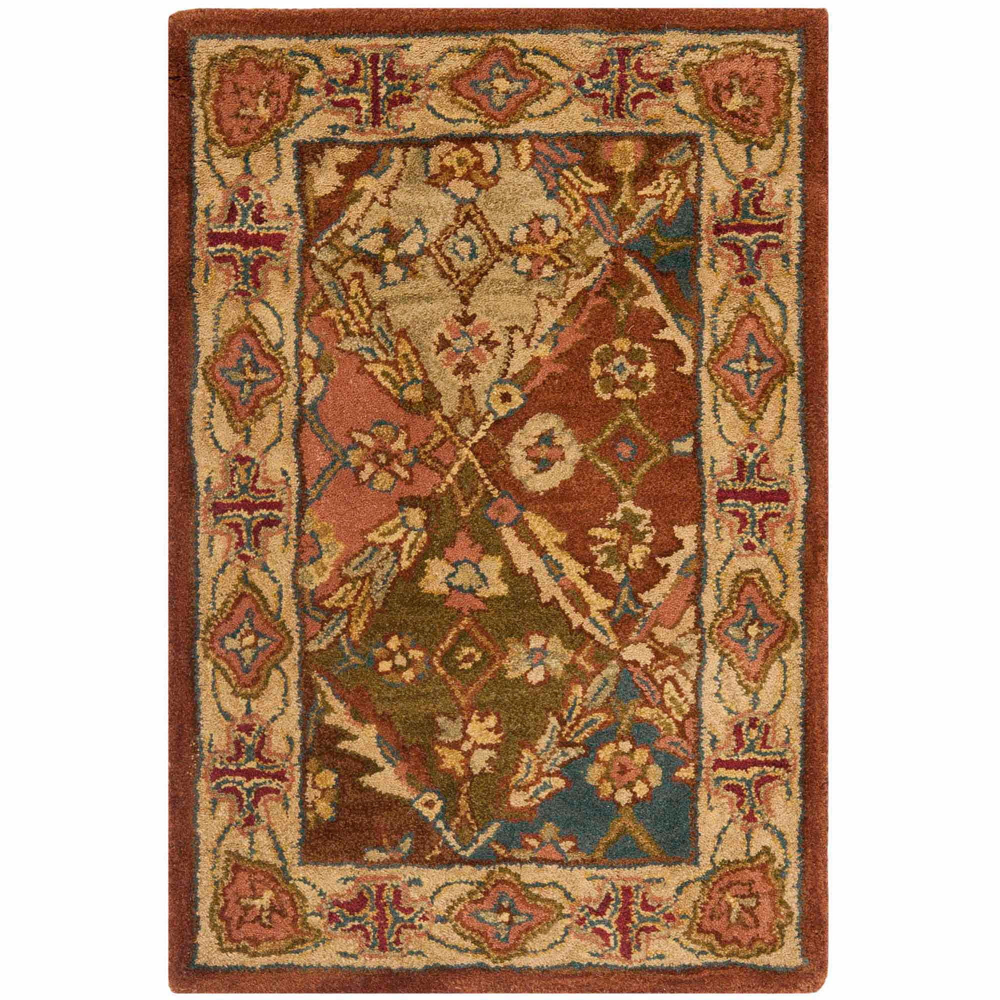 Heritage Beige Hand-Tufted Wool 2' x 3' Area Rug