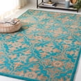 thumbnail image 1 of Safavieh Heritage Adams Damask Wool Area Rug, Turquoise/Multi, 3' x 5', 1 of 12