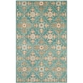 thumbnail image 1 of SAFAVIEH Heritage Adams Floral Wool Area Rug, Turquoise/Multi, 3' x 5', 1 of 4