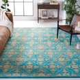 thumbnail image 1 of Safavieh Heritage Adams Damask Wool Area Rug, Turquoise/Multi, 8' x 10', 1 of 12