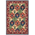 thumbnail image 1 of SAFAVIEH Heritage Alden Tribal Wool Area Rug, Red/Green, 5' x 8', 1 of 10